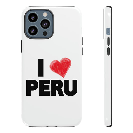 Tough iPhone Cases "Love Peru"