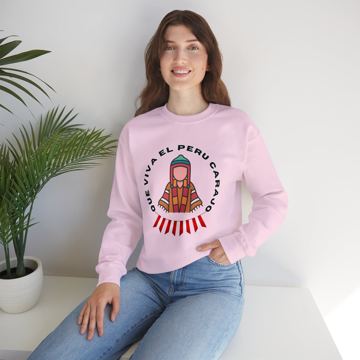 Best Peruvian Unisex Sweatshirt "Que Viva El PERU Carajo"