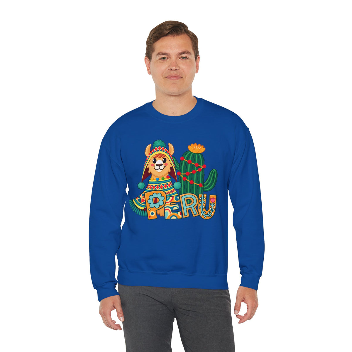 Best Peru Llama Sweatshirt - Cozy Peruvian Crewneck Gift