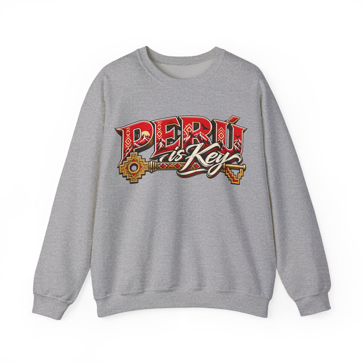 Best Peru is Key Sweatshirt - Andes Sun & Condor Crewneck