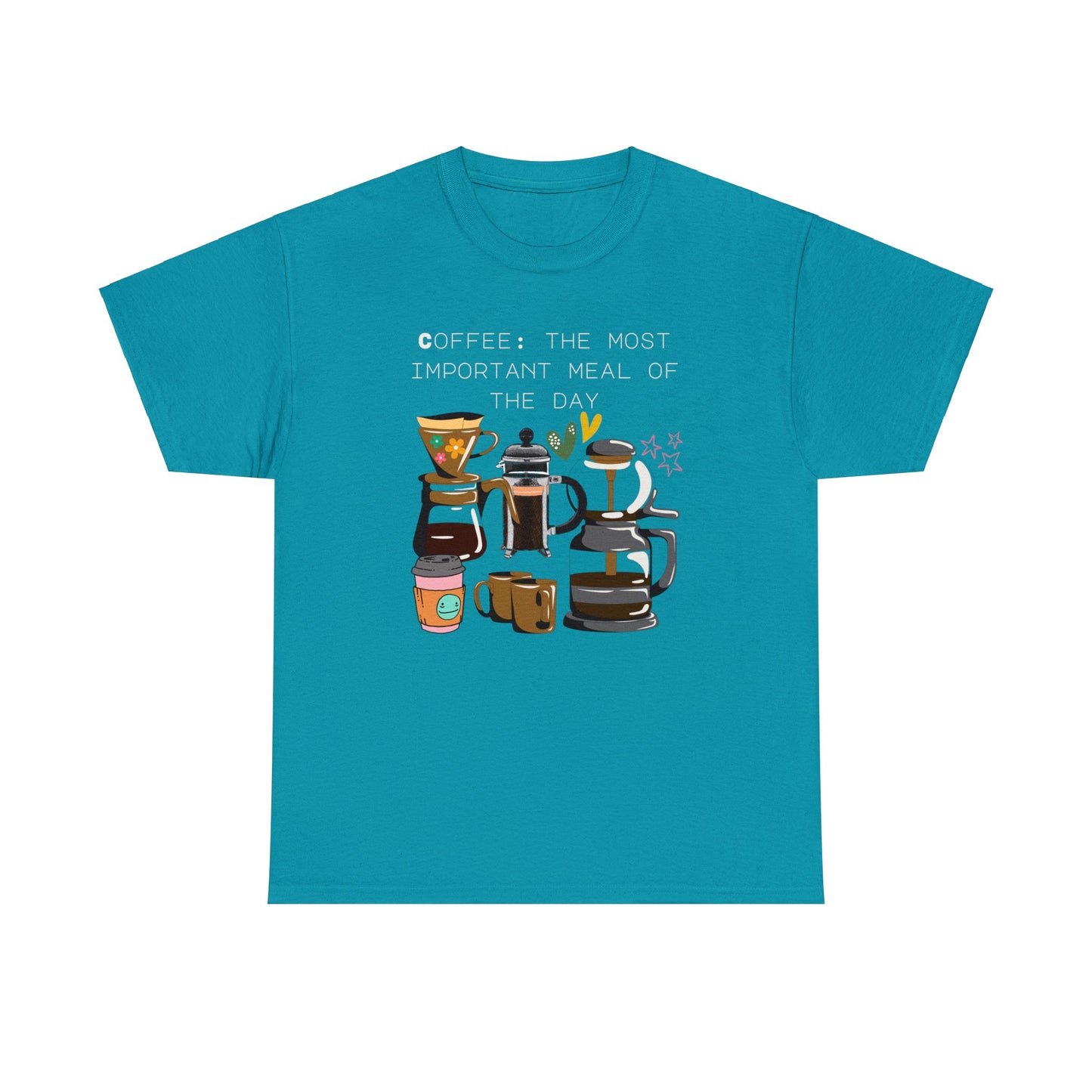 Best Unisex Coffee T-Shirt "Coffee: the most important meal of the day"