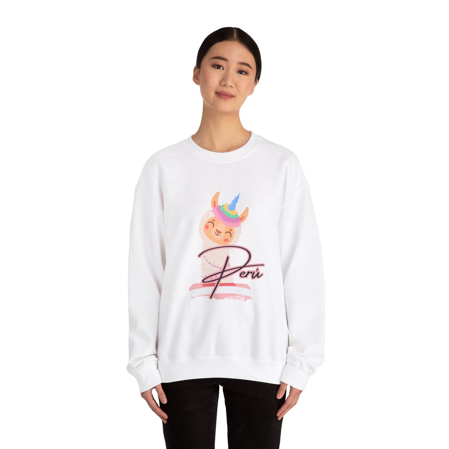 Best Unisex Sweatshirt Peruvian Inspired "Llama Unicorn"