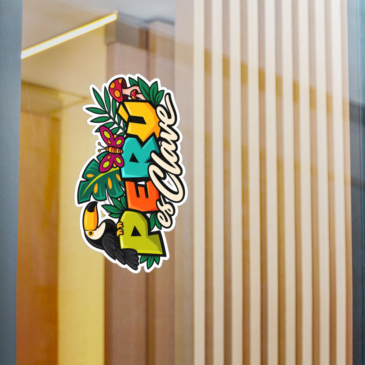 Best Perú es Clave Sticker - Amazon Toucan Jungle Decal