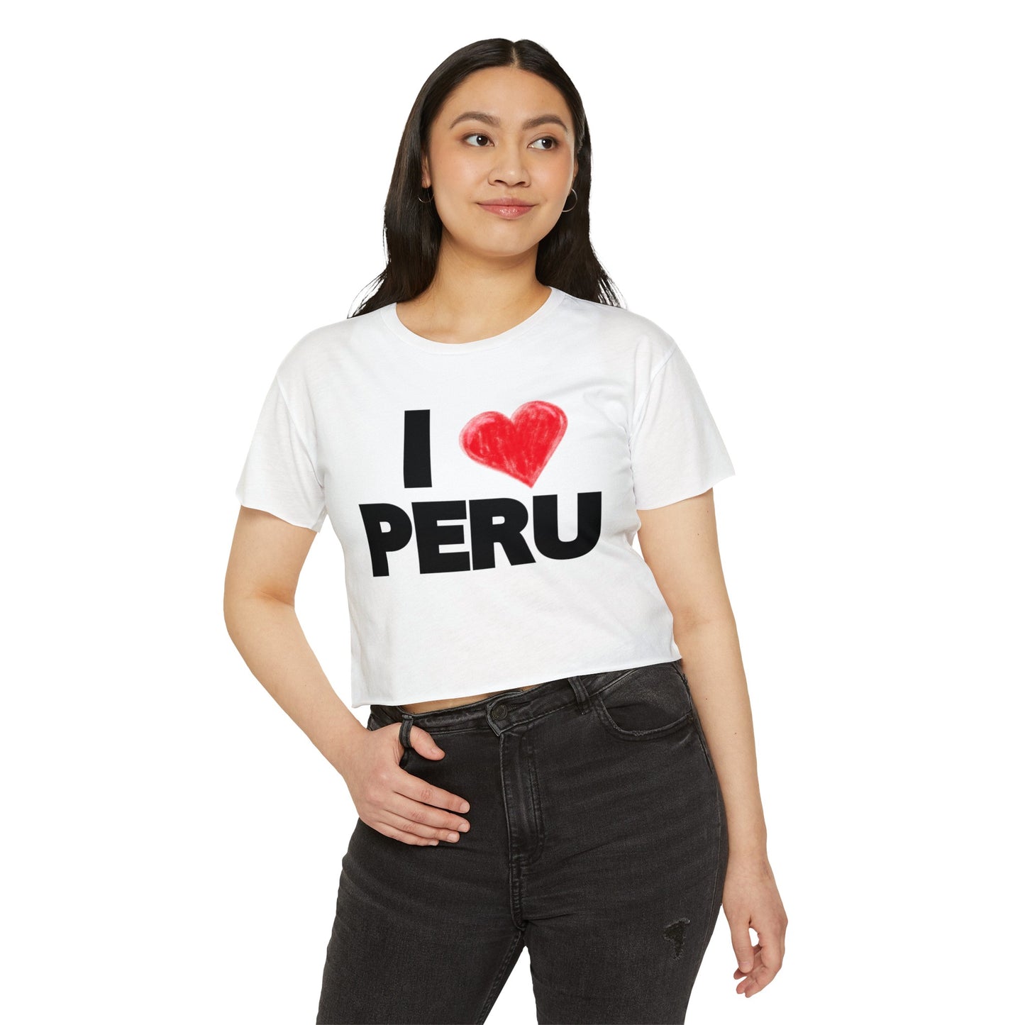 Peruvian Crop Top "Love Peru"