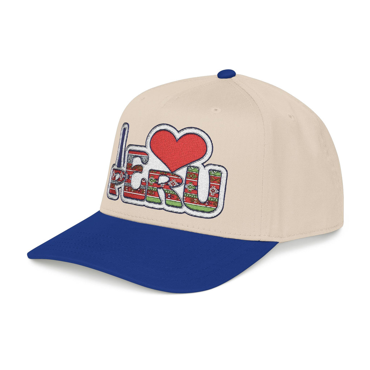 Best I Love Peru Hat - Embroidered Andean Textile Cap